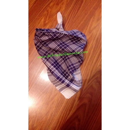 Pañuelo de cuadros,.
