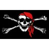 Bandera Pirata de tela..