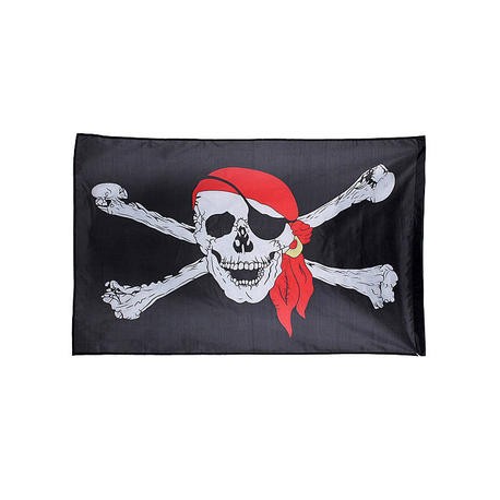 Bandera Pirata de tela 