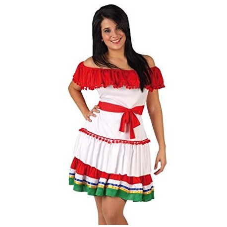 Disfraz Mejicana,talla M-L