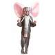 Disfraz de elefante con capucha ,Animales-Unisex..talla 6-7