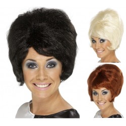 Peluca Colmena , años 60 ,color negra