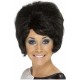 Peluca Colmena , años 60 ,color negra