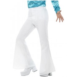 Pantalón de los años 70 blanco ,talla L