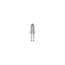 Cuerpo entero color plata metalizada ,Infantil