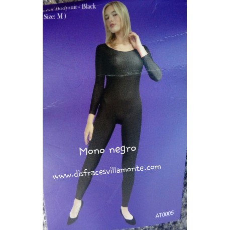 Maillot o Mono negro para chica Talla M