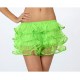 Tutu Falda de volantes,neón..Color Verde