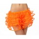 Tutu Falda con volantes,neón.Color naranja