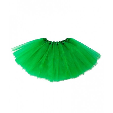 Tutu o Falda verde,de  30 cm largo