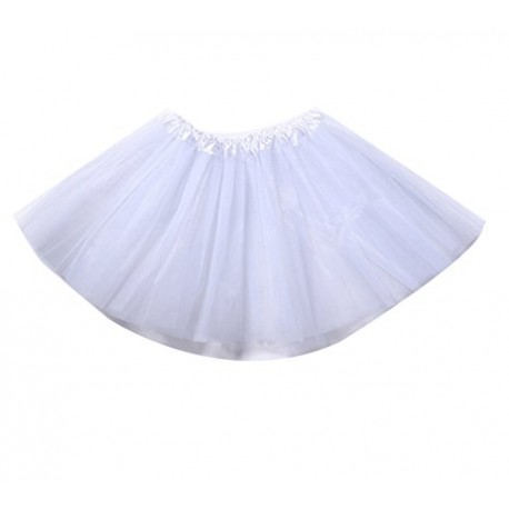 Tutu o Falda blanca,de  30 cm largo