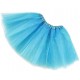Tutu o Falda azul,de  30 cm largo