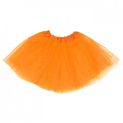 Tutu o Falda naranja,de  30 cm largo