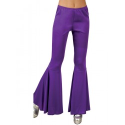 Pantalones de campana amarillos para mujer