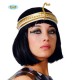 Diadema Cleopatra de perlas doradas