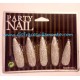 Uñas postizas,color plata