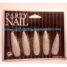 Uñas postizas,color plata
