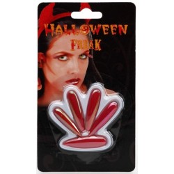 Uñas rojas,Devil Nails..Halloween