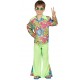 Disfraz Hippie Flower Power,talla 10-12