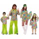 Disfraz Hippie Flower Power,talla 10-12
