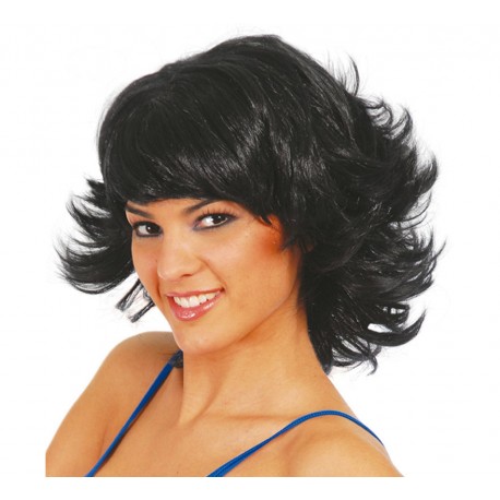 Peluca Martina negra.Años 60