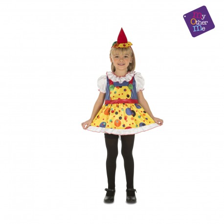 Disfraz Payasita lunares-Payasa-Circo,talla 1-2 años