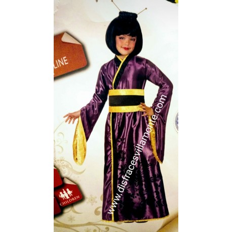 Disfraz de Japonesa, Geisha.,China..Talla 10-12