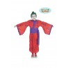 Disfraz Geisha-Japones-China,,color rojo talla 4-6 años