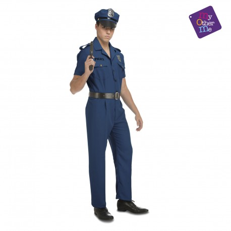 Vatio Deudor Factor malo Disfraz Policía talla XS..compuesto por gorra,camisa,pantalón y cinturón