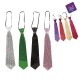 Corbata unisex de  Lentejuelas,colores surtidos