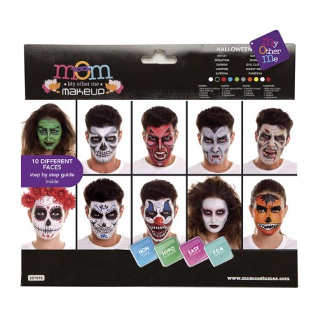 Set Maquillaje Halloween-Carnaval
