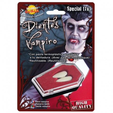 Colmillos-Dientes   de Vampiro Grandes-Halloween
