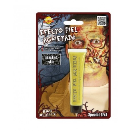 Maquillaje Piel Agrietada-Halloween