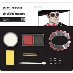 Set Maquillaje Dia de los Muertos-Halloween