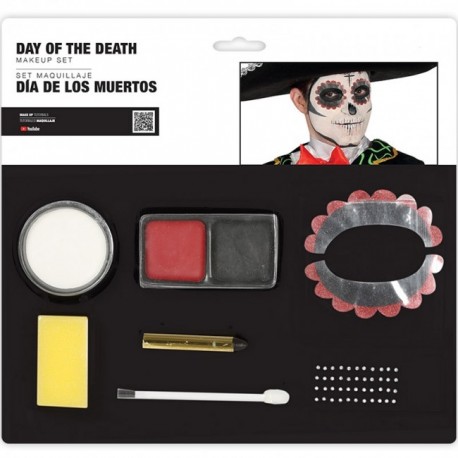 Set Maquillaje Dia de los Muertos-Halloween