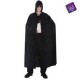 Capa con capucha,Unisex ,punto Negro