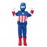 Disfraz de Capitán Azul-Capitán América .Talla 10-12