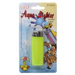 Mechero-Encendedor  de agua..Artículos de bromas.