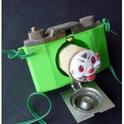 Cámara de fotos de juguete de antaño