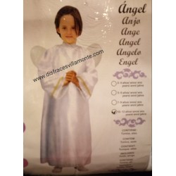 Disfraz de Angelito Infantill.Talla 10-12