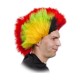 Peluca Cresta Roja,Verde,Amarilla.Punky