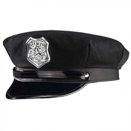  Gorra de policía negra,Unisex