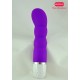 Masajeador-vibrador de silicona,Unisex.Elves  morado