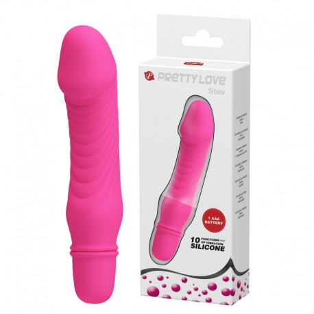 Masajeador-Vibrador pretty love Stev..10 velocidades,Fucsia